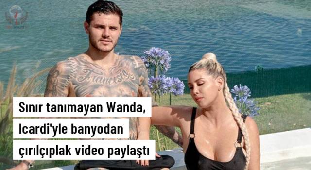 Banyodan çırılçıplak video paylaştı