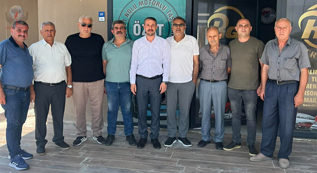 BAŞKAN GÖYCE’YE ZİYARETÇİ AKINI SÜRÜYOR