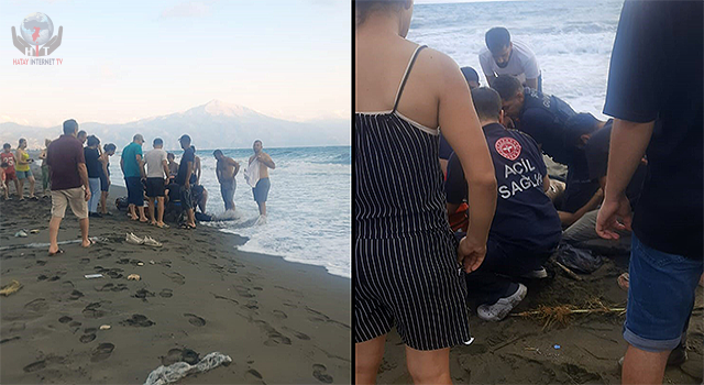Hatay'da denizde boğulma tehlikesi geçiren şahıs öldü
