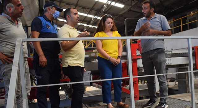 HBB SANAYİ TESİSLERİNİ DENETLEDİ