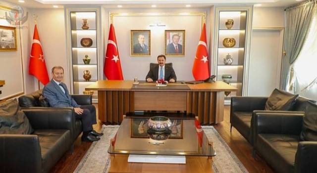 IŞIKGÖR'DEN VALİ MASATLI'YA VEDA ZİYARETİ