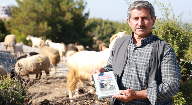 Kalemini ve defterini yanından ayırmayan yarım asırlık çoban Vehbi amca, keçilerinden aldığı ilhamla şiirlerini yazıyor