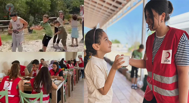 Kızılay Hatay’da yetim çocukları sevindirdi