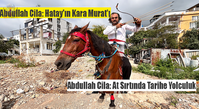 Türk filmlerinden çıkmışçasına sokaklarda atıyla gezen Hataylı Kara Murat, nostalji yaşatıyor