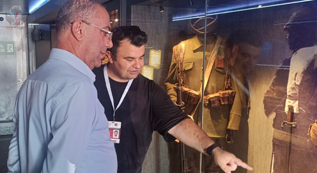 BAŞKAN YAPAR, ÇANAKKALE SAVAŞLARI MOBİL MÜZESİ’Nİ ZİYARET ETTİ
