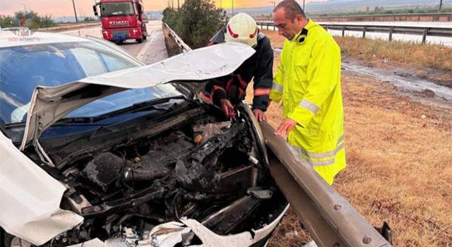 HATAY KARAYOLUNDA KAZA: 1 YARALI