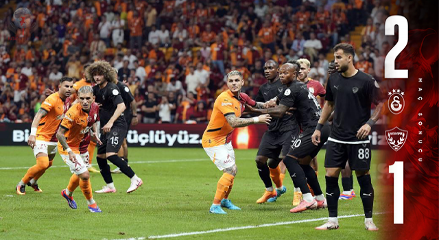 HATAYSPOR ÜSTÜNLÜĞÜNÜ KORUYAMADI 2-1