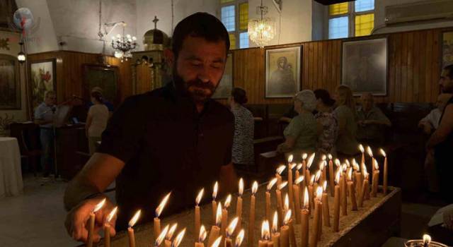 Mar Circus Rum Ortodoks Kilisesinde Meryem Ana Bayramı ayini yapıldı