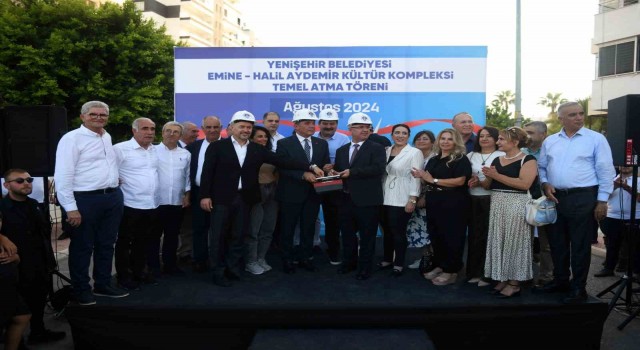 Yenişehirde kütüphane ve taziyeevinden oluşan kompleksin temeli atıldı