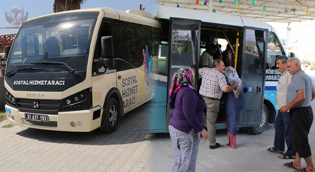 2 MAHALLEYE İLK KEZ DOLMUŞ SEFERLERİ BAŞLADI