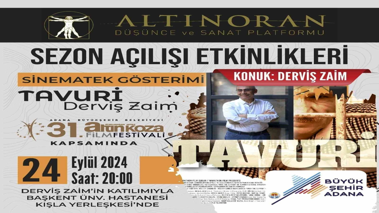 Altınoran, Sinematek Adana ve Altın Kozadan ortak sezon açılışı