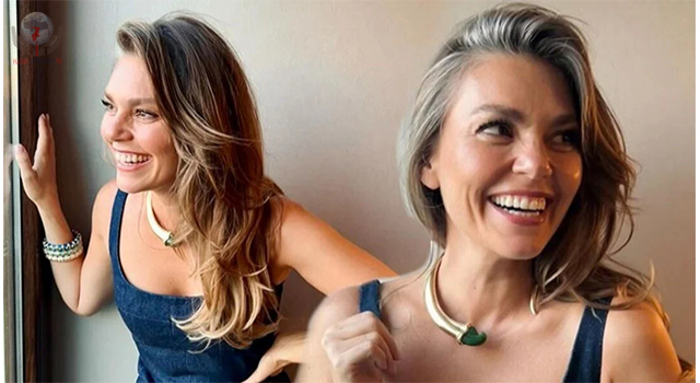 Aslı Enver, katıldığı gecede güzelliğiyle dikkati çekti