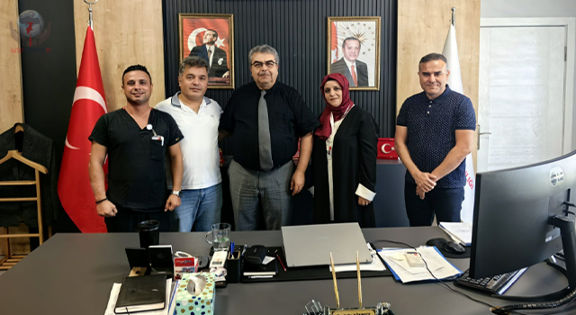 HÜRRİYET SAĞLIK-SEN’DEN SÖNMEZ`E TEBRİK ZİYARETİ