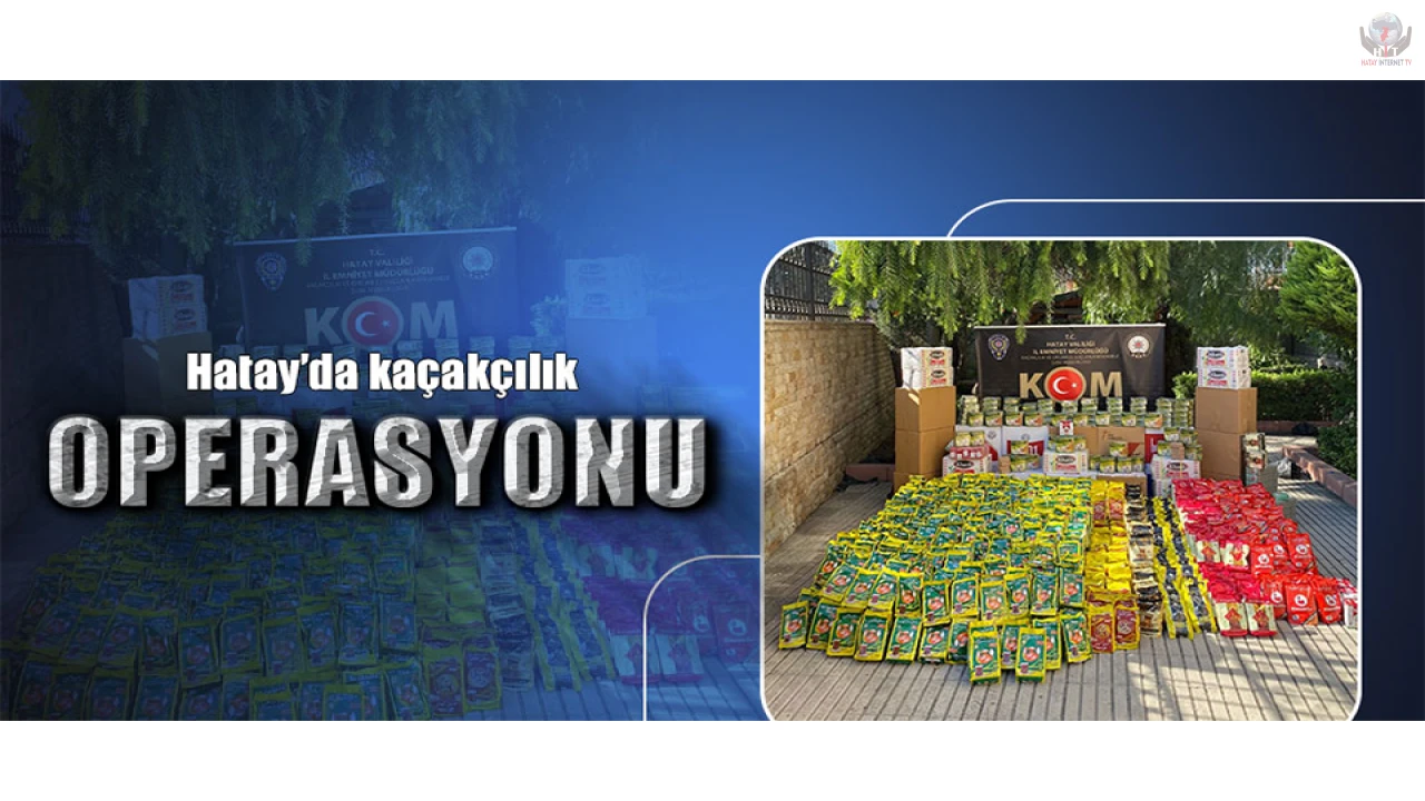 İskenderun’da 130 bin kaçak makaron ele geçirildi