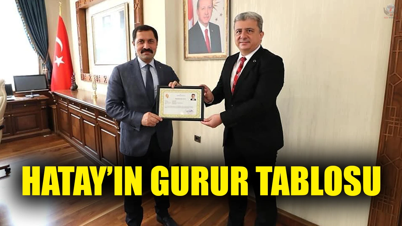 ÖRGÜT HATAY’IN GURUR TABLOSUNU PAYLAŞTI