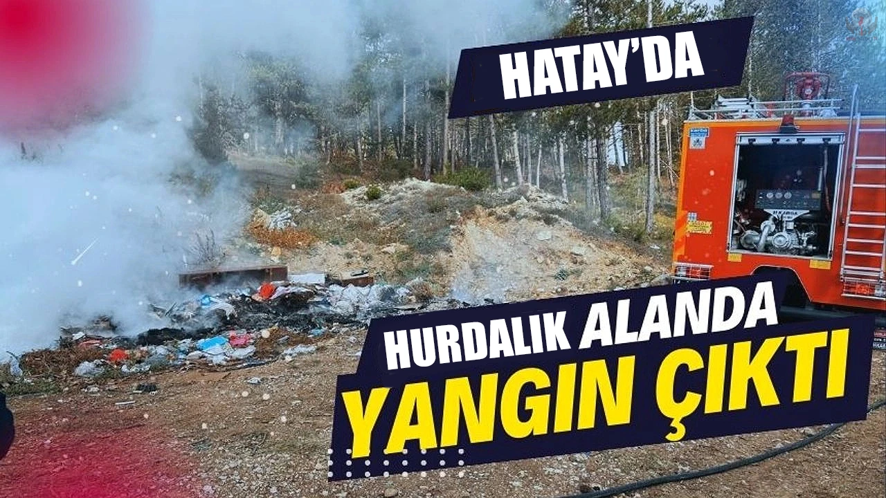 Payasta hurdalık alanda çıkan yangın söndürüldü