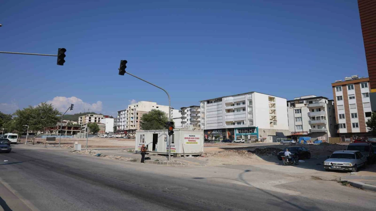 Pazarcıkta konteyner otobüs terminali