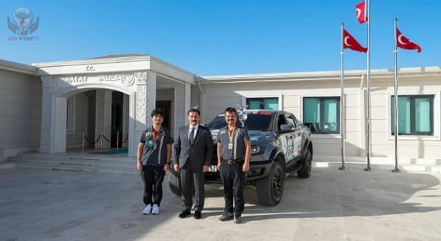 RAİD ŞAMPİYONU BABA-OĞULDAN VALİ MASATLI'YA ZİYARET