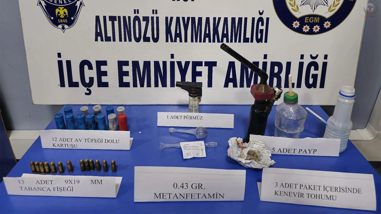 Altınözü’nde uyuşturucu operasyonu