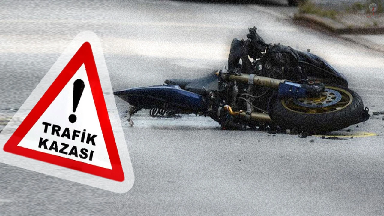 Devrilen motosikletteki 1 kişi öldü, 1 kişi yaralandı