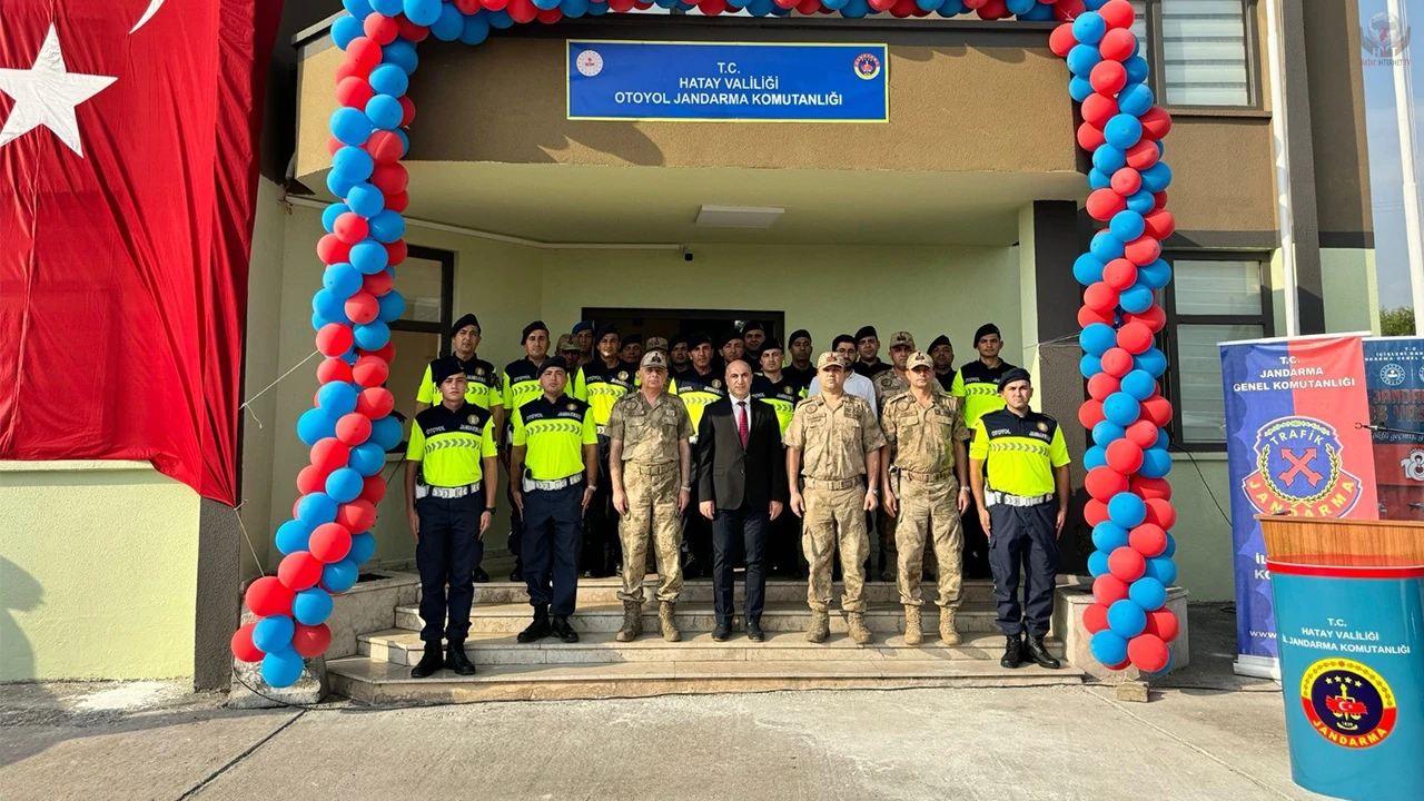 Dörtyolda otoyol Jandarma komutanlığı açıldı
