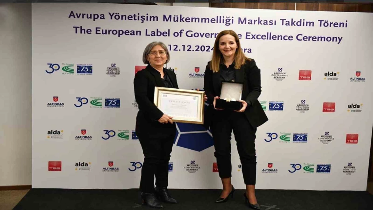 Adana Büyükşehir Belediyesi, Avrupa Yönetişim Mükemmelliği Markası Ödülüne layık görüldü.