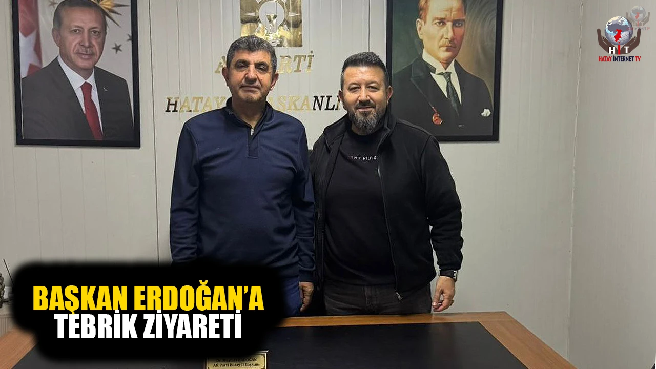 BAŞKAN ERDOĞAN’A TEBRİK ZİYARETİ