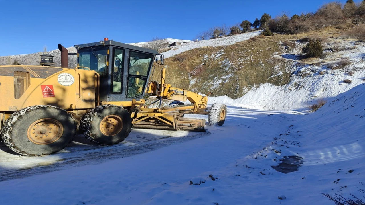 Dulkadiroğlu Belediyesinden karla mücadele