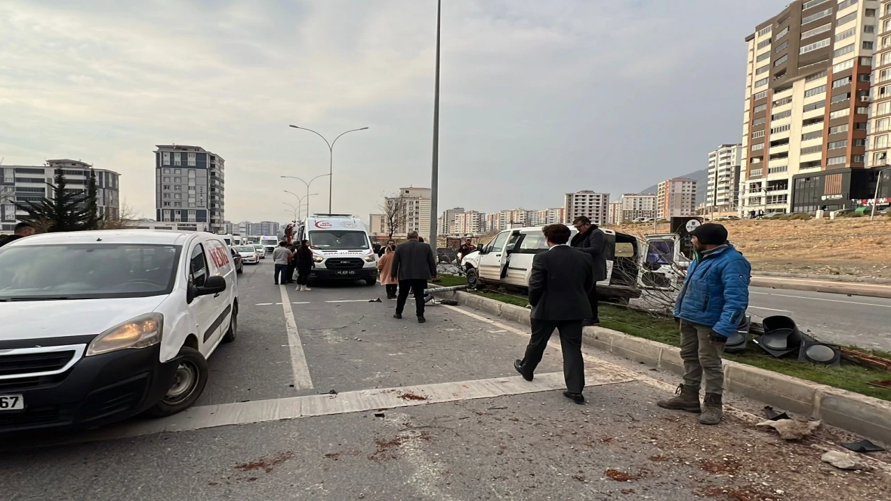 Kahramanmaraşta trafik kazası: 1 yaralı