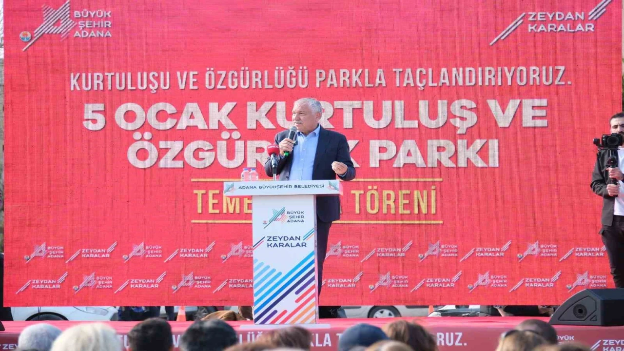 5 Ocak Kurtuluş ve Özgürlük Parkının temeli atıldı