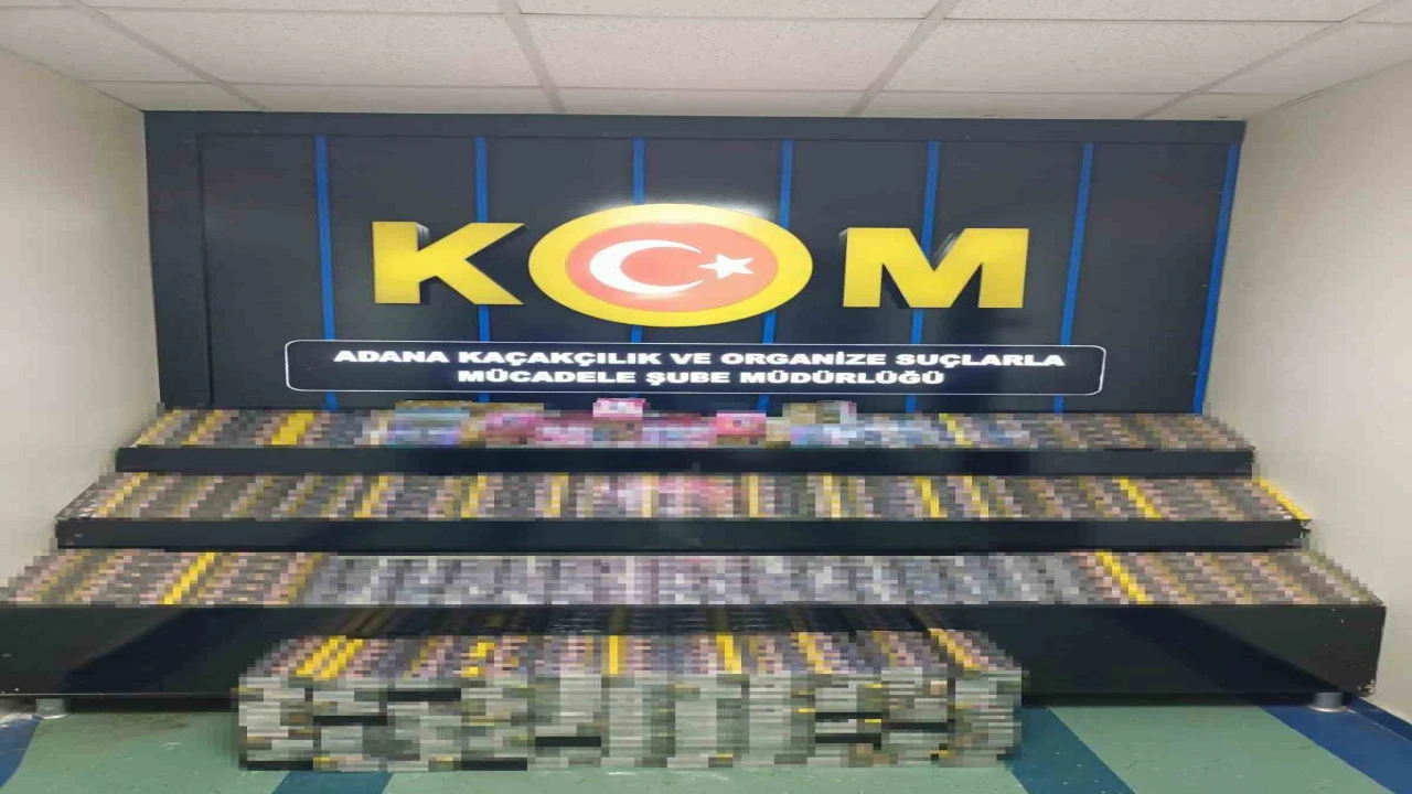 Adanada 2 bin 750 kaçak sigara, 44 elektronik sigara ele geçirildi