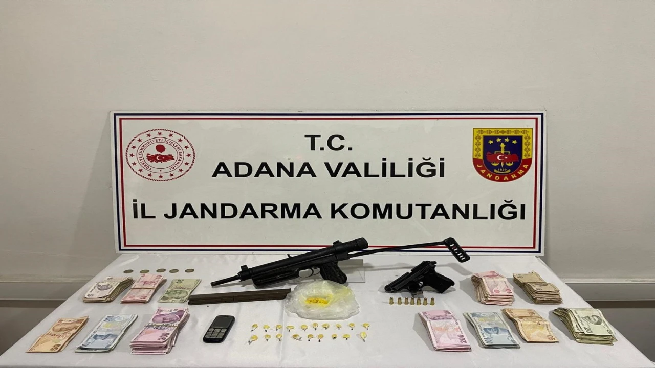 Adanada uyuşturucu imalatı yapılan adrese baskın