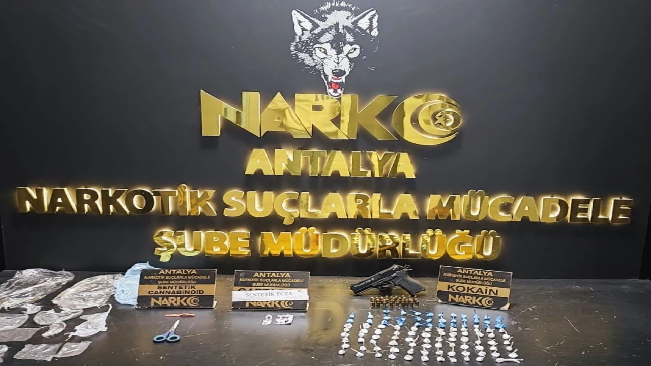 Antalyada son 1 haftada çok sayıda uyuşturucu madde ele geçirildi