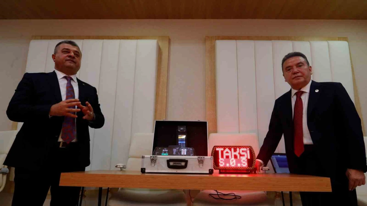 Antalyada ticari taksilere panik butonlu araç takip ve kamera sistemi