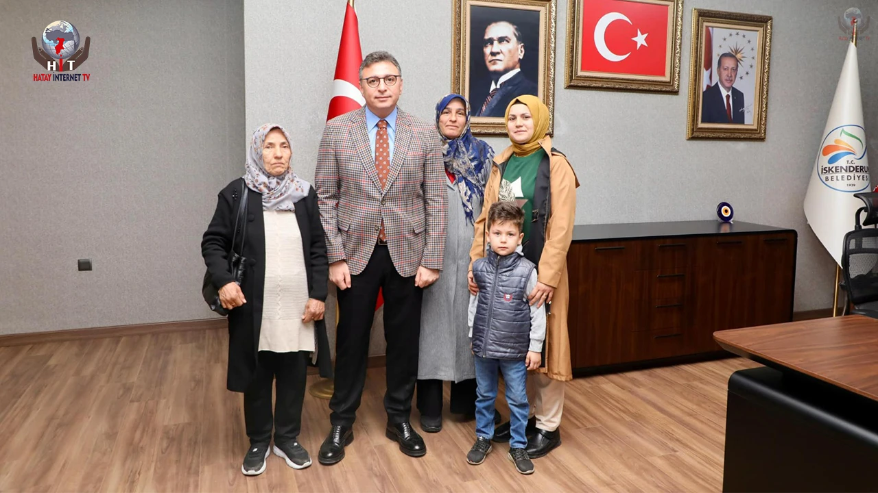 BAŞKAN DÖNMEZ ŞEHİT EMANETLERİNİ AĞIRLADI