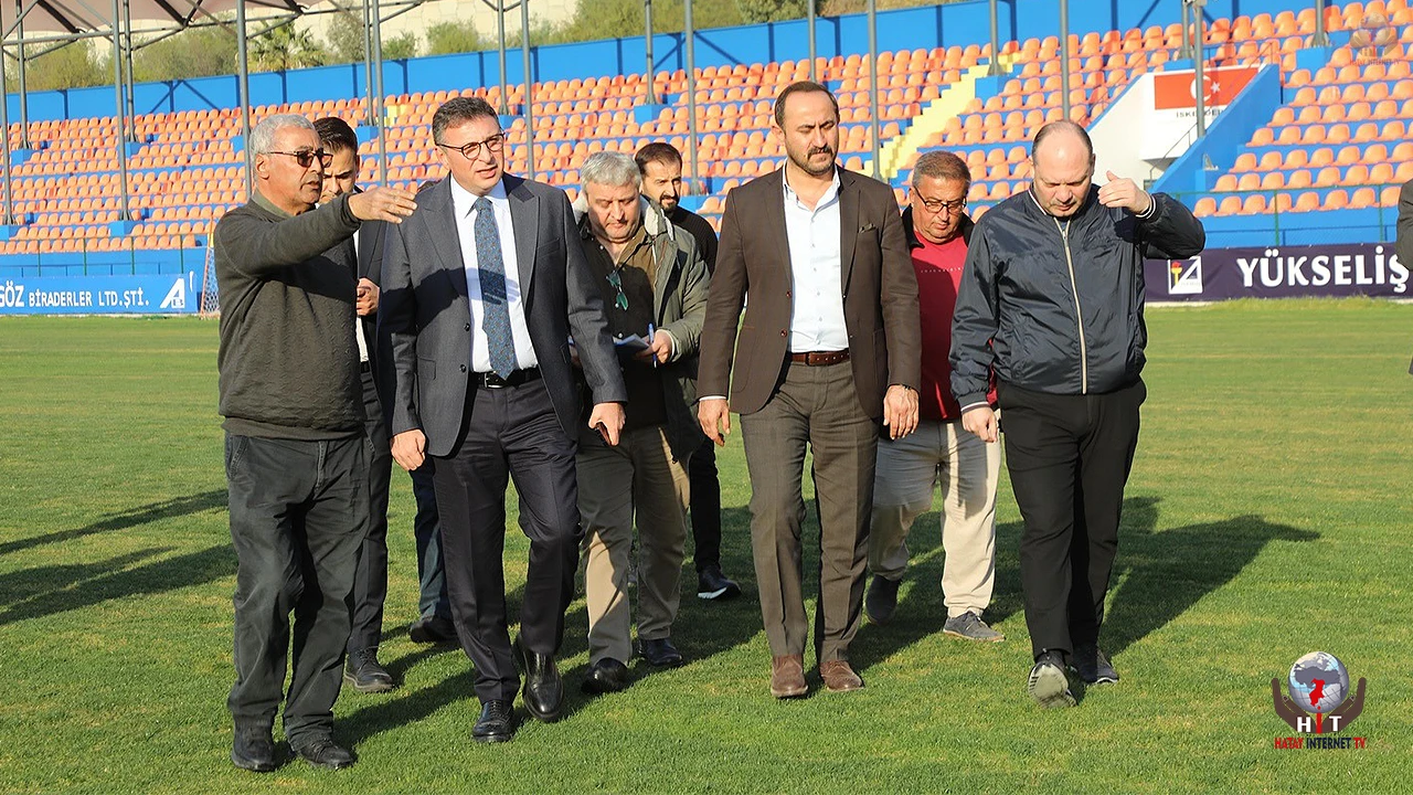 BAŞKAN DÖNMEZ SON ÇALIŞMALARI İZLEDİ