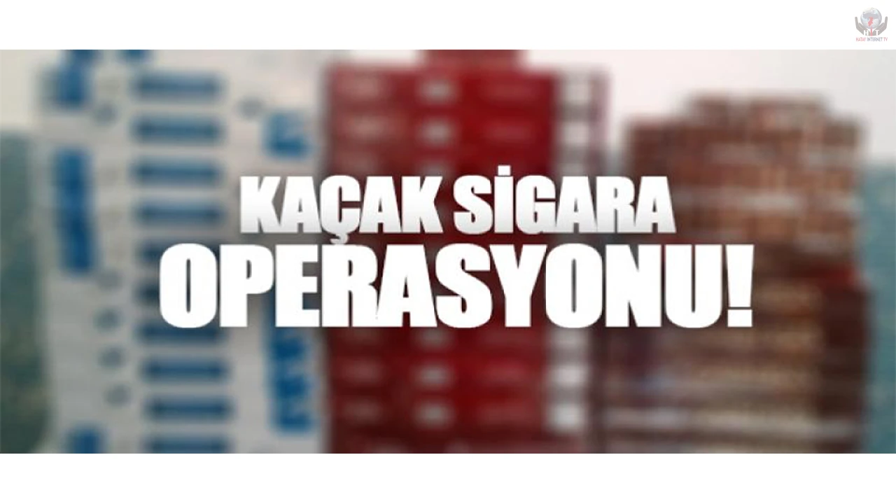 Hatayda 550 paket kaçak sigara ele geçirildi