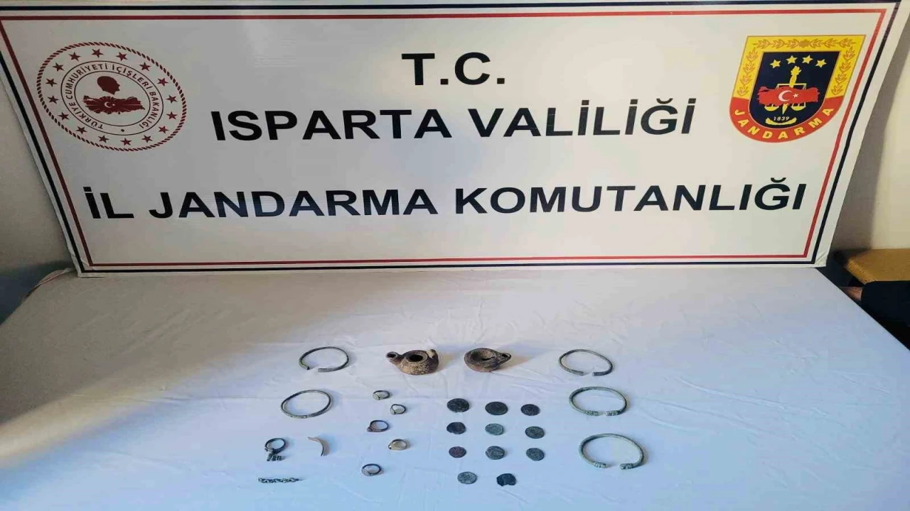 Ispartada tarihi eser operasyonu: 12 şüpheliye adli işlem başlatıldı