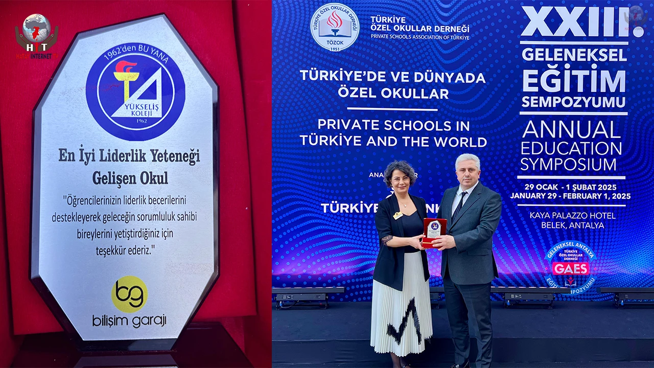 YÜKSELİŞ KOLEJİ’NE “EN İYİ LİDERLİK YETENEĞİ GELİŞEN OKUL” ÖDÜLÜ