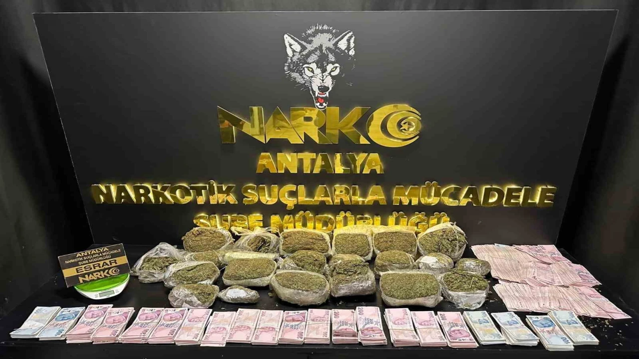 Antalyada uyuşturucu operasyonuna 27 tutuklama