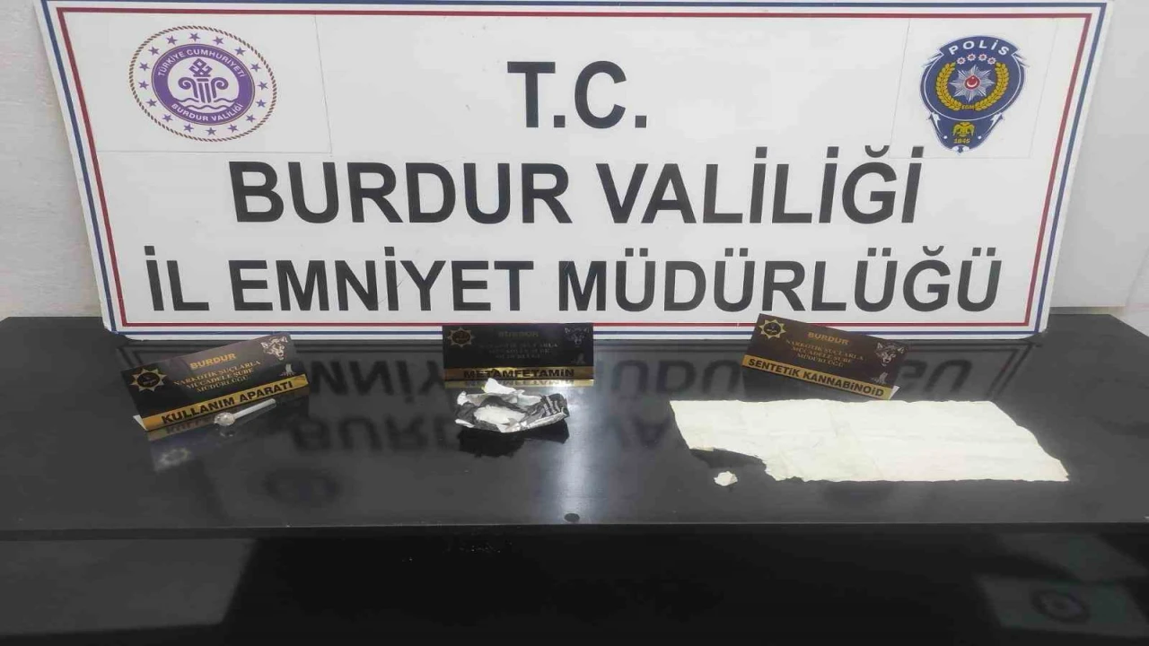 Burdurda uyuşturucu operasyonuna 2 tutuklama