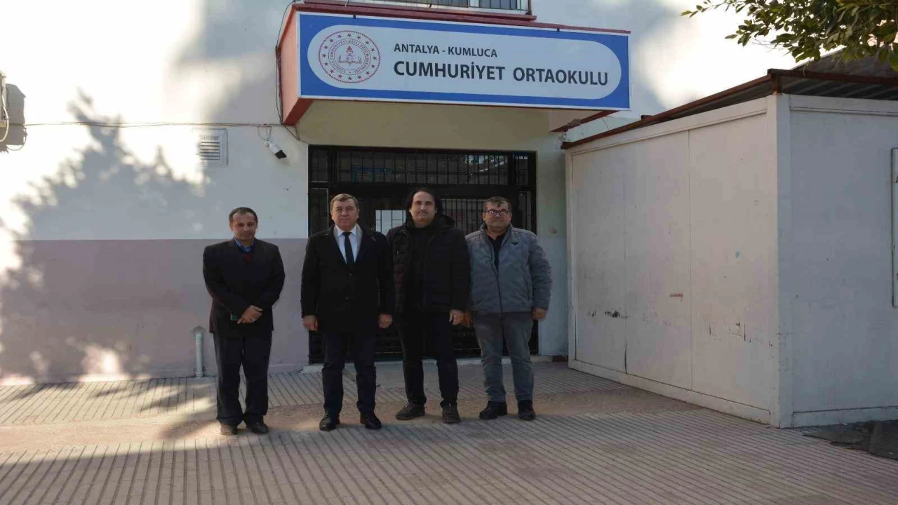 Cumhuriyet Ortaokuluna kantin ve spor odaları kazandırıldı