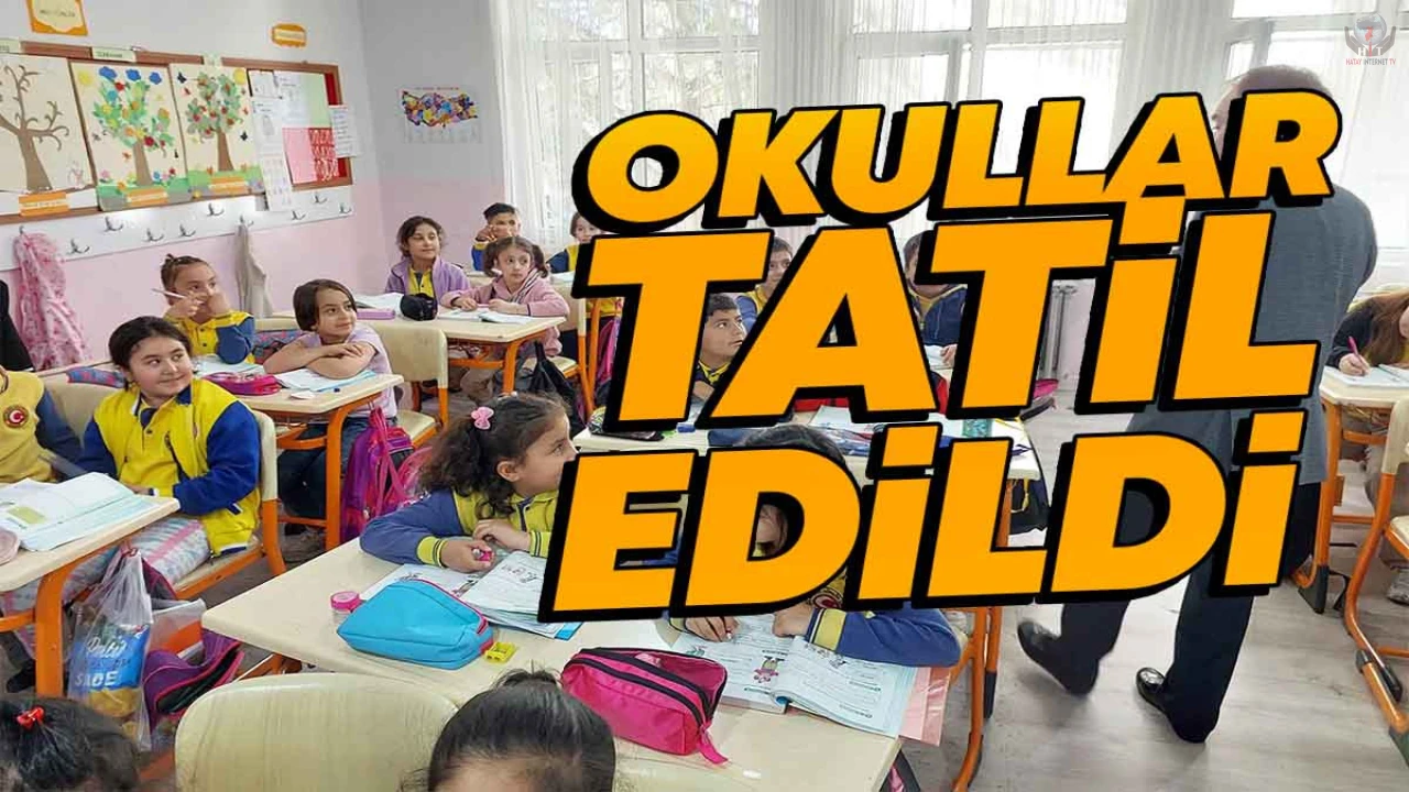 Hatay’da 6 Şubat’ta okullar tatil edildi