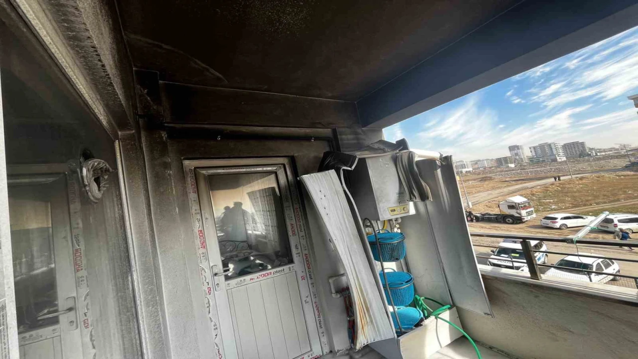 Kahramanmaraşta ikamet yangını