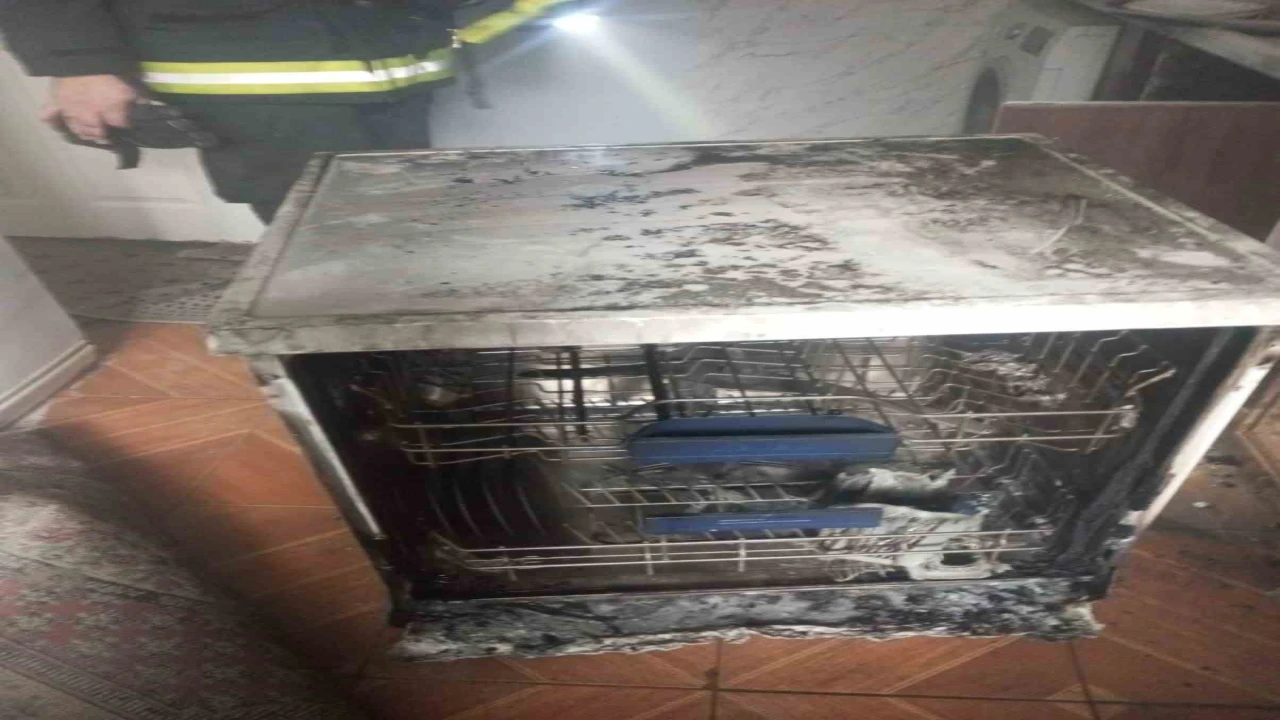 Kahramanmaraşta ikamet yangını