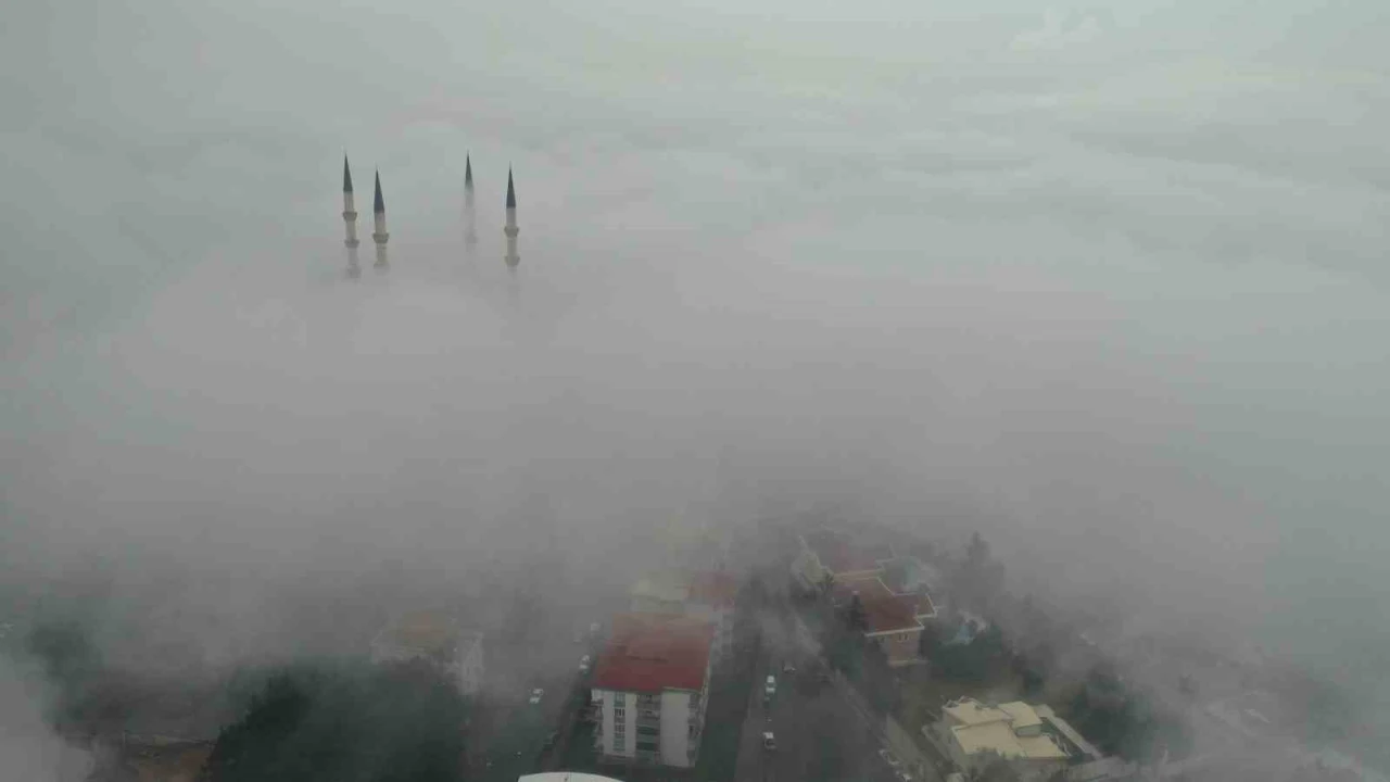 Kahramanmaraşta yoğun sis etkili oldu