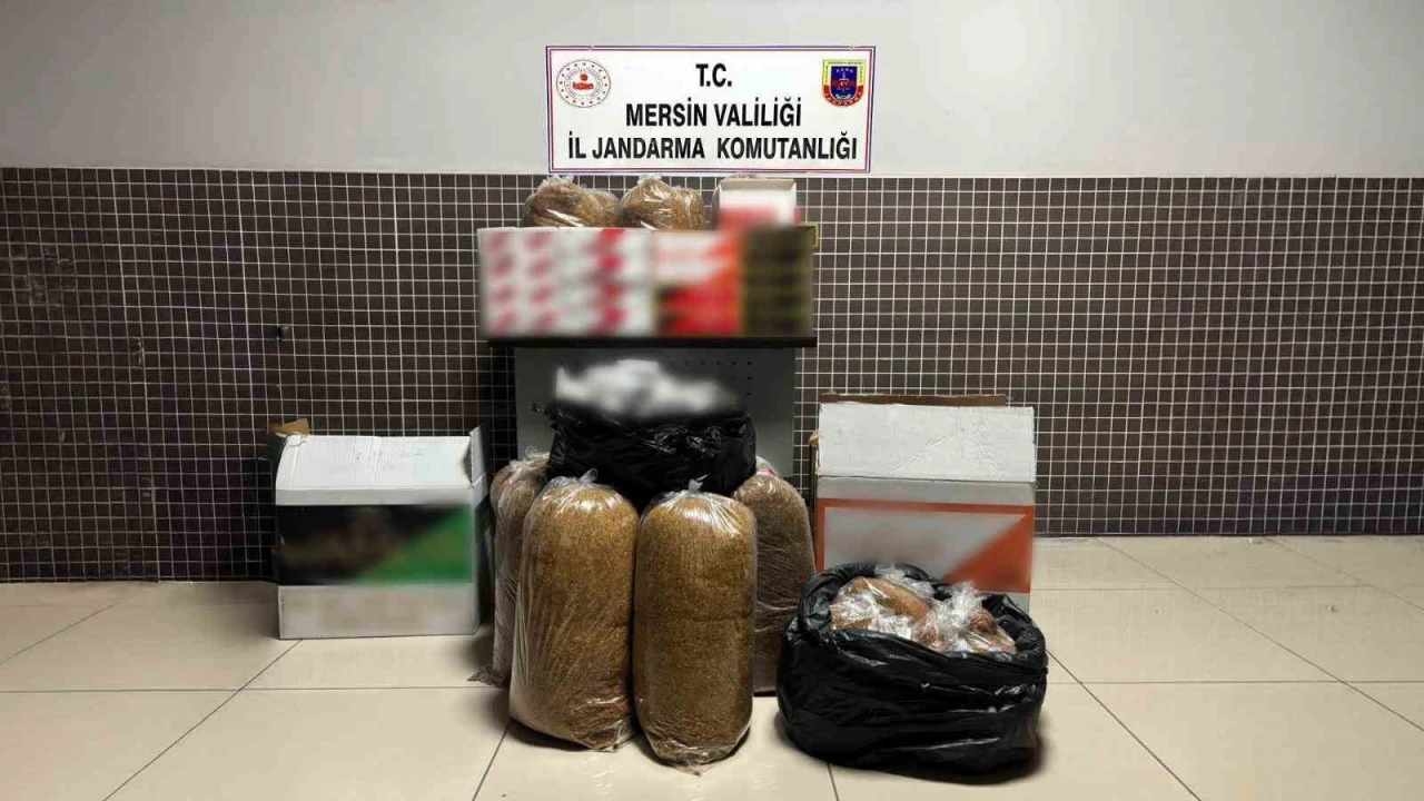 Mersinde 28 bin 500 adet kaçak makaron ele geçirildi