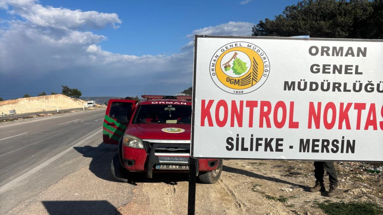Mersinde ormanların güvenliğini sağlamak için önleme araması yapıldı