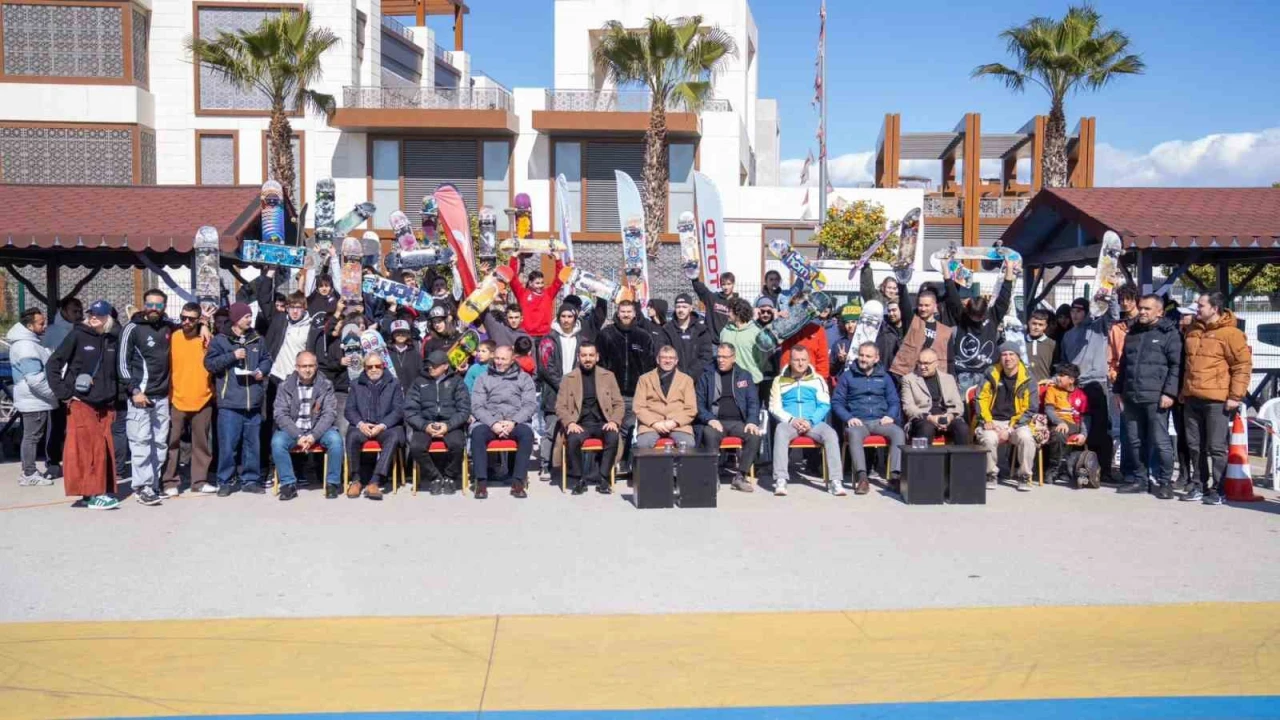 Seyhanda kaykay heyecanı