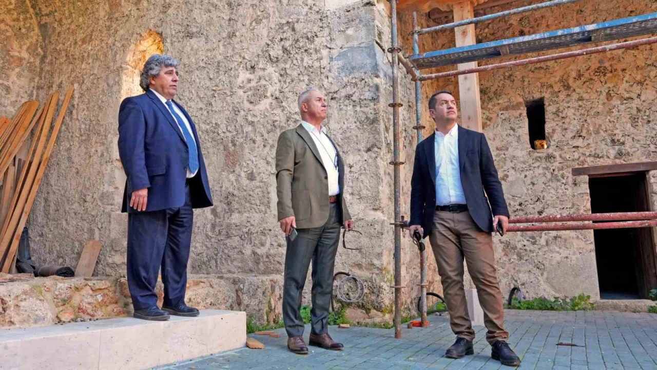 Tarihi Oba Medresesinde çalışmalar son aşamaya geldi